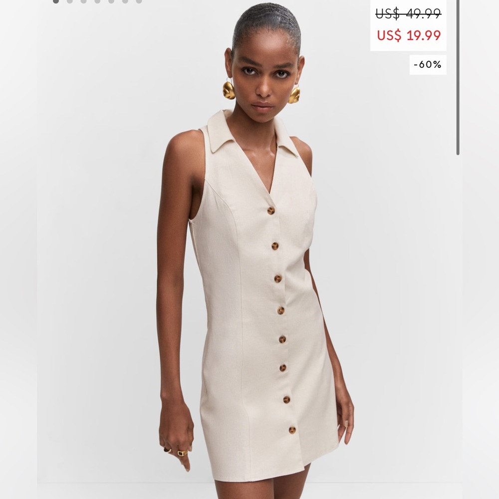 Linen Mango dress